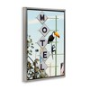 Stupell Industries Toucan on Motel Sign Black Framed Floater Canvas Wall Art - 3 of 4