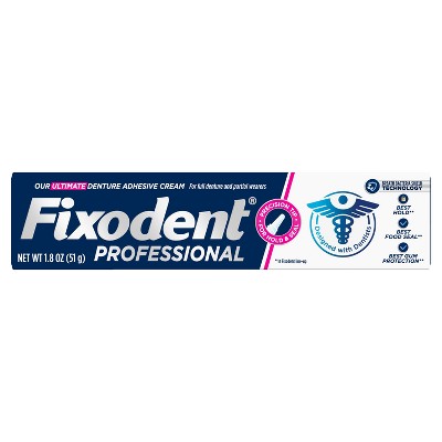 Fixodent Ultra Max Hold Dental Adhesive (2.2 oz. 3 pk.) :  Health & Household
