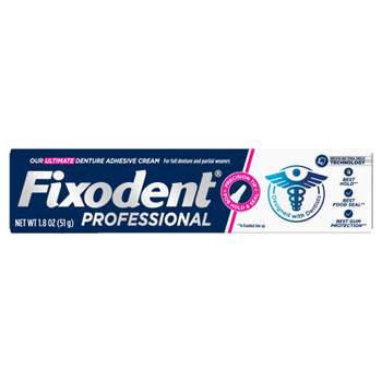 Fixodent Ultra Max Hold Food Seal Secure Denture Adhesive, 1.8 oz - Metro  Market