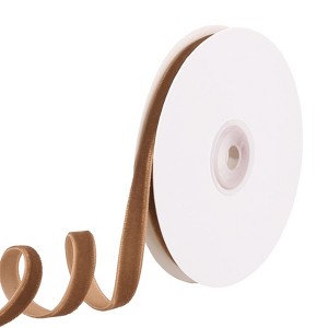 Unique Bargains Velvet Single-Faced Vintage Soft DIY Craft Decorative Wedding Ribbon - 1 of 4