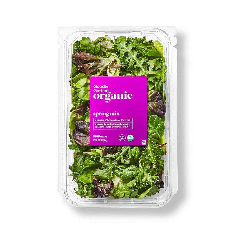 Organic Spring Mix Lettuce - 16oz - Good &#38; Gather&#8482;, 1 of 5