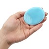Glamlily 10 Piece Silicone Face Cleanser and Body Scrubber Set, Exfoliating Scrub Brush for Shower, 5 Colors - 3 of 4