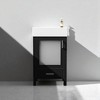 20 In Bathroom Vanity with Ceramic Sink, Soft-Close Door, Drawer, and Open Back for Small Bathrooms ,freestanding vanity Cabinet - 2 of 4