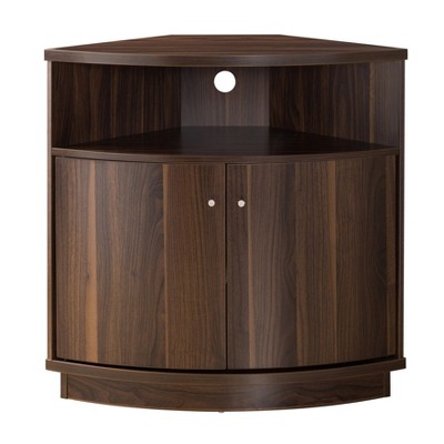 Iohomes Edisa Contemporary 3 - Shelf Corner Buffet Dark Walnut - HOMES: Inside + Out