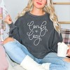 Simply Sage Market Women's  Garment Dyed Graphic Sweatshirt Comfy and Cozy Curisve - 2 of 2