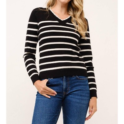 Women's Here Comes The Stripe Top - Cielo S