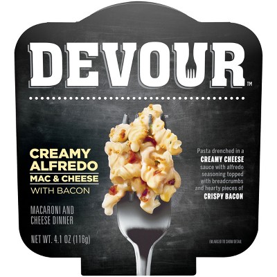 Devour Alfredo Mac Cheese With Bacon 4oz Target