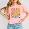 Simply Sage Market S.W.Smiley Sunshine Neon Boxy Crop Top - 2 of 4