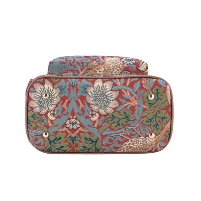Signare USA William Morris Strawberry Thief Red Daypack Backpack — фото 5