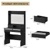 3-Tier Toy Storage Cabinet and Bookcase with Cubby Organizer, Modern Kids Shelf for Playroom - 2 of 4