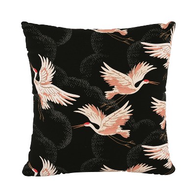 Crane Print Throw Pillow - Skyline Furniture