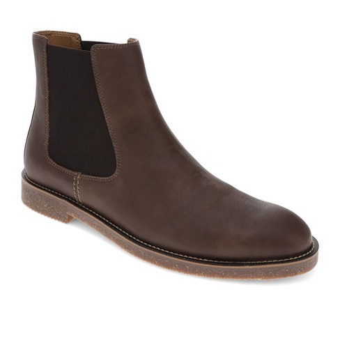 Dockers Mens Novi Dress Chelsea Boots, Dark Brown, Size : Target