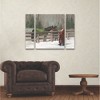 Trademark Fine Art-Mary Miller Veazie 'Santa With Horses' Multi Panel Art Set Large 3 Piece - 3 of 3
