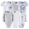 The Peanutshell Baby Girl or Boy Cotton  Layette Set or Gift Set, To The Moon, 23-Pieces, Blue/Gray, 0-3 Months - 2 of 4