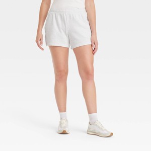 Women's Leisure Studio Mid-Thigh Fleece Shorts - Universal Thread™ - 1 of 3