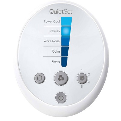 Honeywell QuietSet 5 Speed Oscillating Tower Fan White HYF260W: Standing Floor Fan, Quiet Cooling, Programmable Timer