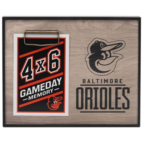 Mlb Baltimore Orioles Baseball Logo Glass Framed Panel : Target