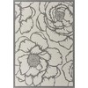 Unique Loom    Outdoor Botanical Rose Area Rug - 2 of 4