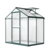 Heavy Duty Greenhouse for Outdoors with Doors and Adjustable Roof Vent Windows, Walk-in Large Sunhouse for Backyard Gardening - 3 of 4