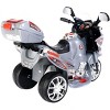 Infans Ride On Motorcycle, 6V Battery Powered 3 Wheels Electric Bicycle, Ride On Vehicle with Music, Horn, Headlights for Kids (Gray) - 4 of 4