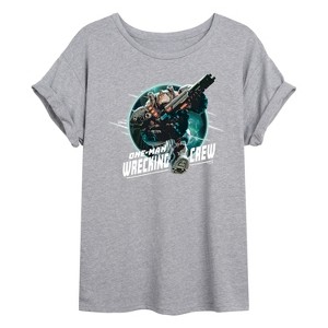 Women's - Disney - One Man Wrecking Crew Oversized Graphic T-Shirt - 1 of 4