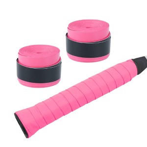 Unique Bargains Dry Tennis Racket Grip Tape Anti-Slip Absorbent 2 Pcs - 1 of 4
