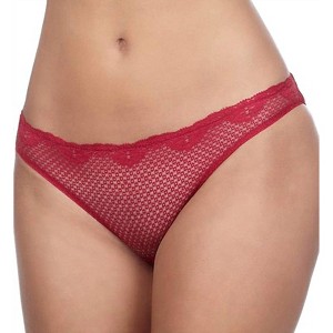 Women's Duet Lace Low Rise Thong - Timpa Lingerie - 1 of 3