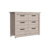 NicBex 6-Drawer Bedroom Dresser,Modern Dressers with Cut-Out Handles ,Chest of Drawers for Living Room,Dining Room,Hallway - 4 of 4