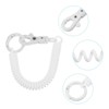 Unique Bargains Retractable Coil Springs Keychain 3 Pcs - 4 of 4