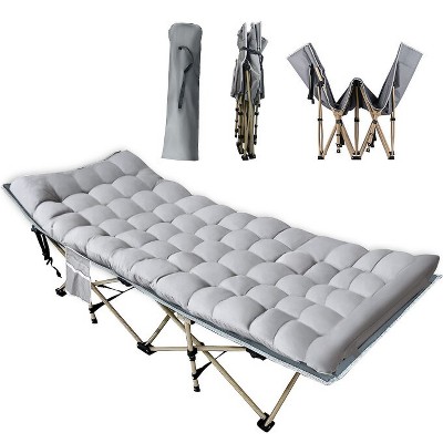 SUGIFT Folding Camping Cot & Bed Heavy-Duty for Adults Kids w/ Carrying Bag
