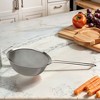 SAMMART Stainless Steel Mesh Strainer/Colander with Handle - Round Sieve with Wider Hoop - 3 of 3