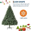 4.5-9ft Artificial Christmas Tree, Green Artificial Christmas Tree with Branch Tips & Metal Stand, Xmas Decorations for Living Room Office Party - 4 of 4