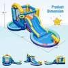 Infans Kids Inflatable Water Slide Park Bounce Castle w/ 50 Ocean Balls & 735W Blower - 2 of 4