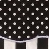 Glory Dotty Style High Quality 3" Rod Pocket Valance 50" X 16" Black by RLF Home - 4 of 4