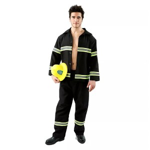 Fireman Adult Costume One Size - 1 of 4