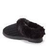 Dearfoams Women's Hannah Festive Knit Clog House Shoe Slipper - 2 of 4