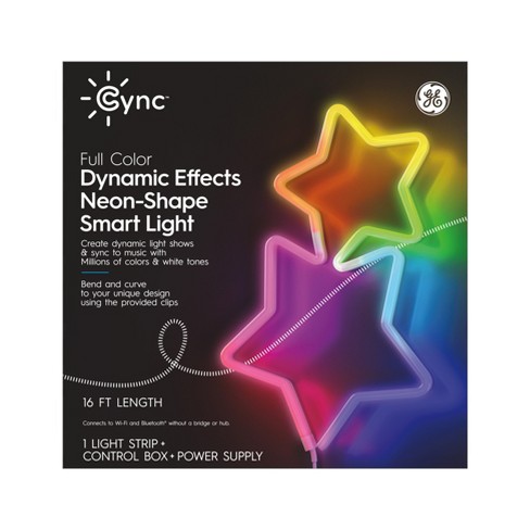 Cync Dynamic Effects Smart Lights Review (2023): Neon Shapes