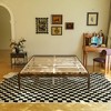 FUFU&GAGA Solid Pine & Rubberwood Bed Frame Platform, Sturdy Support Queen Size Bed - 3 of 4
