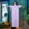 Joyfy 43’’ Halloween Decoration Hanging Doll Ghost, Purple Dress Creepy Doll Skeleton with Scary Expressions for Halloween Indoor Outdoor Decor - 3 of 4