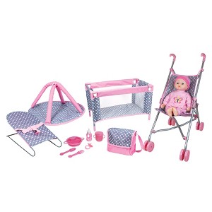 Lissi 12 Piece Play Set with Baby Doll & Accessories - 1 of 2