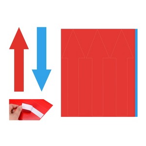 Unique Bargains PVC Self Adhesive Waterproof Arrow Sticker Arrow Sign 12 Pcs - 1 of 4