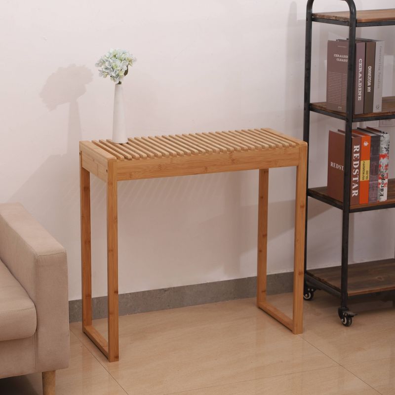 Cambridge Bamboo Entryway Console Table Natural - Proman Products, 5 of 8