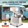 VEVOR Commercial Burger Patty Maker, 150mm/6inch Hamburger Beef Patty Maker, Heavy Duty Food-Grade Stainless Steel Bowl Burger Press Machine - 4 of 4