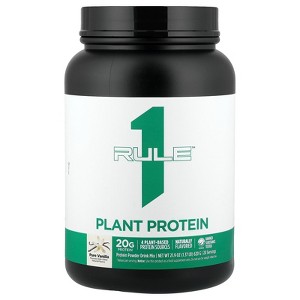 Rule One Proteins Plant Protein Powder Drink Mix, Vanilla, 1.37 lb (620 g) - 1 of 4