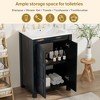 MOEPISY 24x18x34 Inches Vintage Style Small Bathroom Vanity Combo with Ceramic Sink, 2 Soft-close Doors, Espresso - 4 of 4