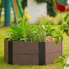 Hexagon Raised Garden Bed Kit (6-Panel),Wood Look Planter Box for Indoor & Outdoor Use - 3 of 4