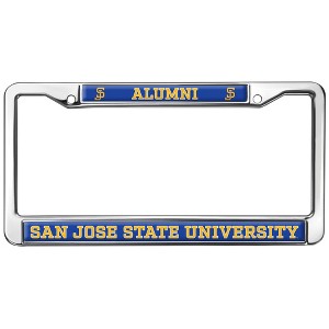 San Jose State Alumni Full Size Standard License Plate Metal Frame - 1 of 4