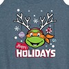 Women's - Teenage Mutant Ninja Turtles - Happy Holidays Graphic Racerback Tank - image 2 of 4