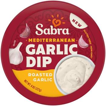 Sabra Roasted Garlic Mediterranean Garlic Dip - 8oz