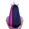 HalloweenCostumes.com One Size Fits Most  Women  Twilight Sparkle My Little Pony Wig, Blue/Purple/Pink - 4 of 4